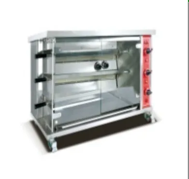 Electric and Gas Rotisserie Oven for Commercial Roast Chicken