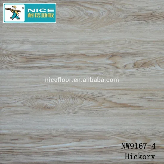 Hickory LAMINATE WOOD FLOORING HDF core engineered wood floos