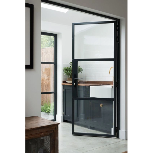 Aluminum Sliding Folding Doors Aluminum Double Swing DoorSingle Swing Door Flush Door Supplier