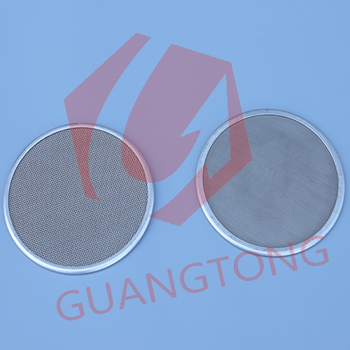 stainless steel rimmed filter