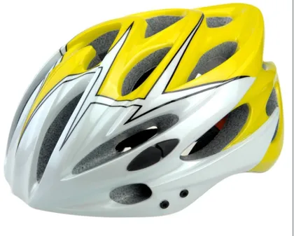 Bike helmet with in-mold technology