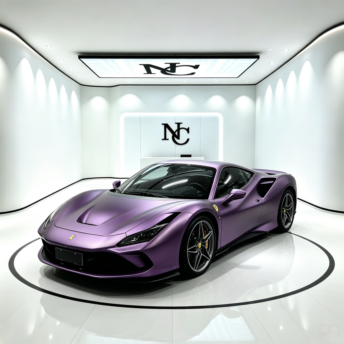 PL315-P Galactic Sparkle Purple Auto Wrap