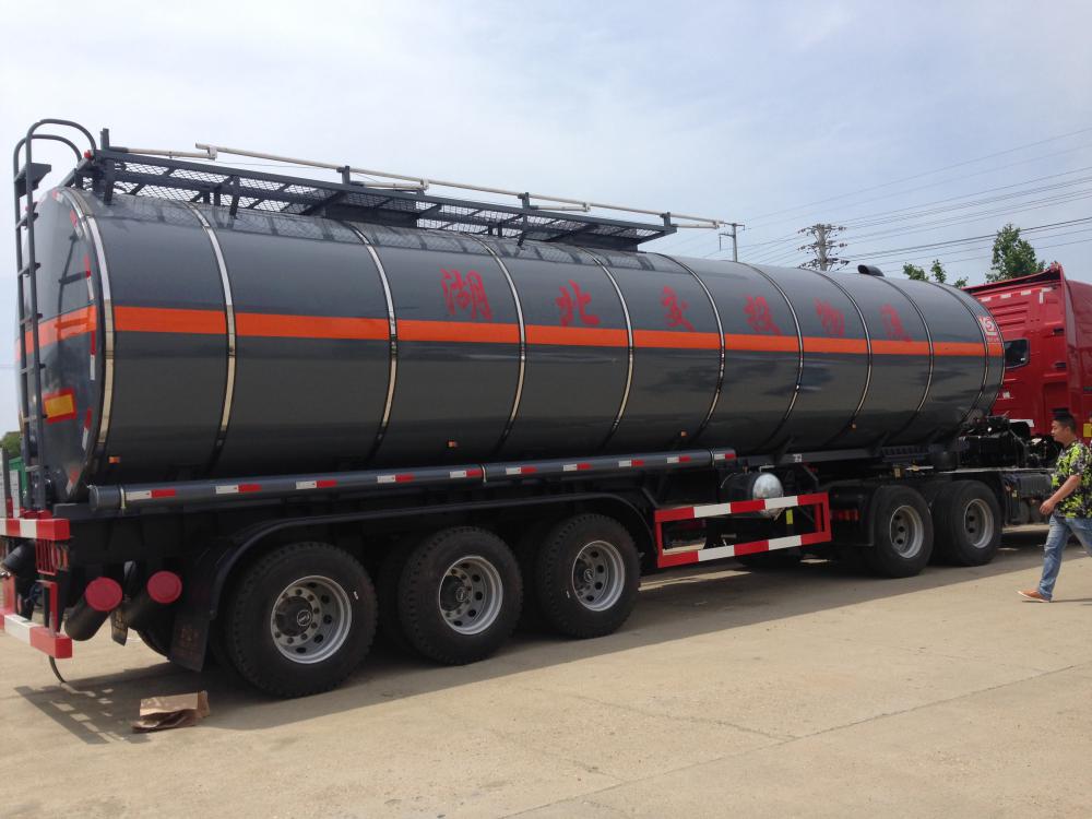 31000 Liters Heating Liquid Asphalt Tanker Trailer