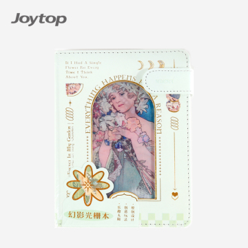 Wholesale Alphons Mucha A5 Western Figure Phantom Raster PU Leather Magnetic Journal - Joytop 1023