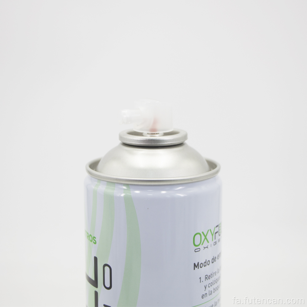 قوطی اکسیژن قلع آئروسل 600 میلی لیتری