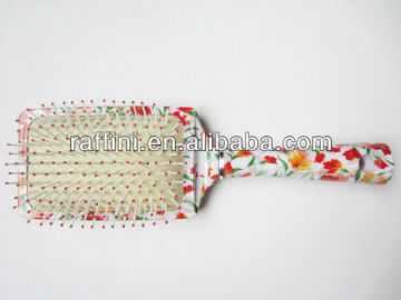 plastic paddle hairbrush
