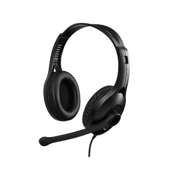 K800 USB 3.5mm Headphones for Game, Music, and Customer Service