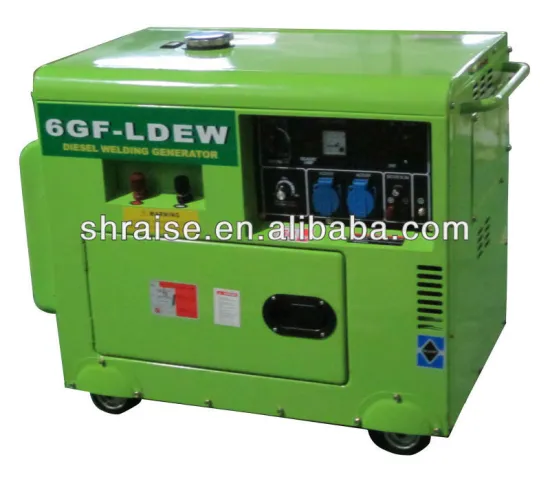 5KW 230A silent portable Diesel Welder Generator