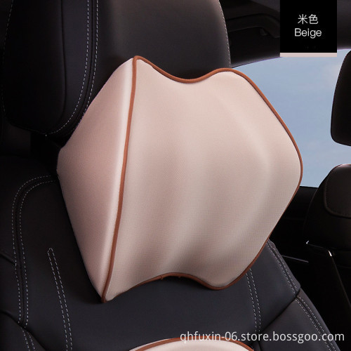 Memory Foam Car Headrest Pillow for Lumbar and Neck Support During Travel