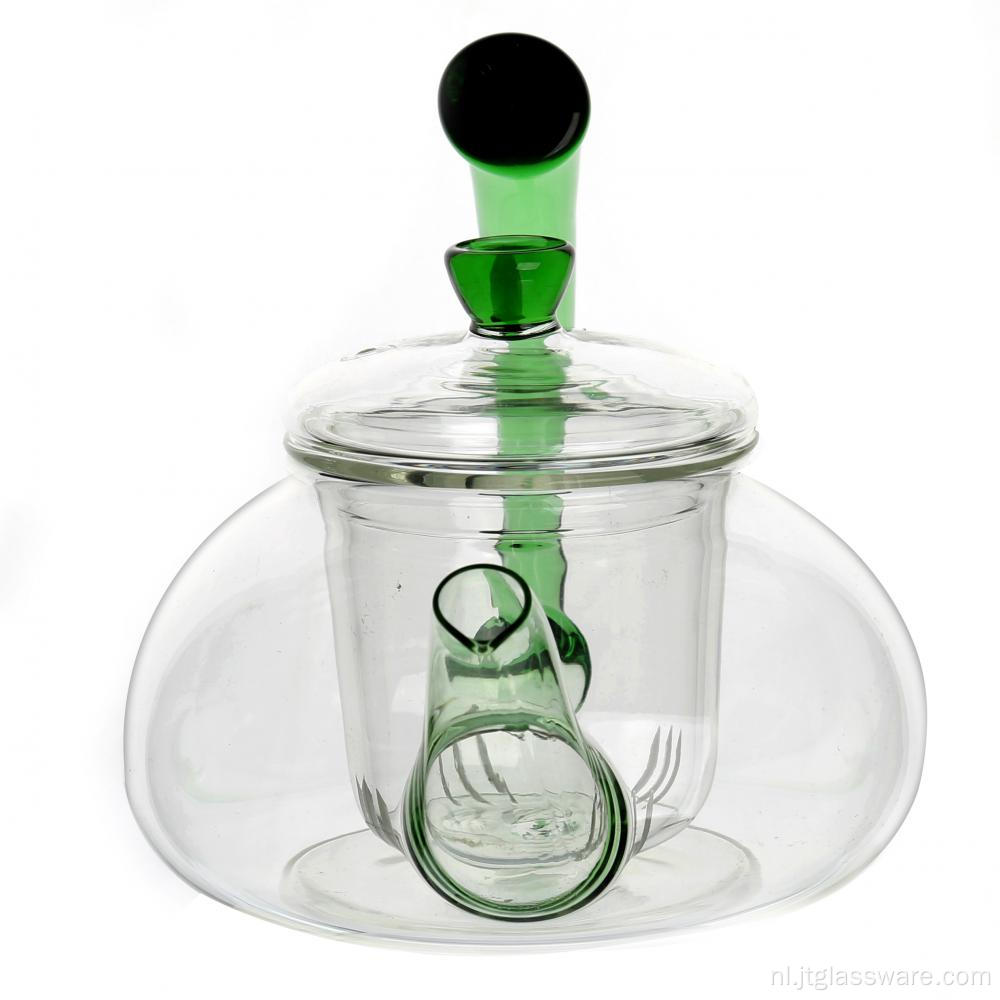 600 ml nieuwe design glazen theepot waterkoker