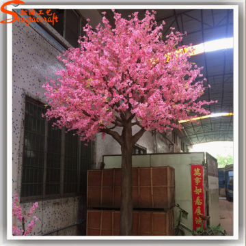 light color of artificial peach tree for decoration