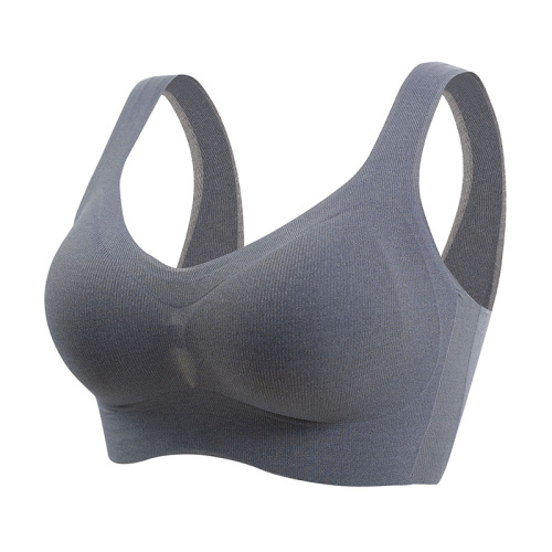 Reggiseno sportivo con canotta senza fili per donna