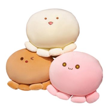 Kawaii Octopus Plush Toy - Stuffed Animal, Cushion Seat, and Hand Warmer