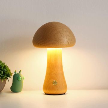 Creative Rechargeable Smart Ambient Light Mushroom Table Lamp