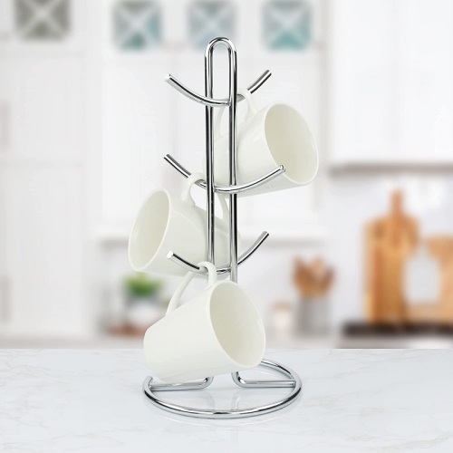 Cup Standing Holder Coffee Mug Storage Tree For Kitchen And Bar Supplier