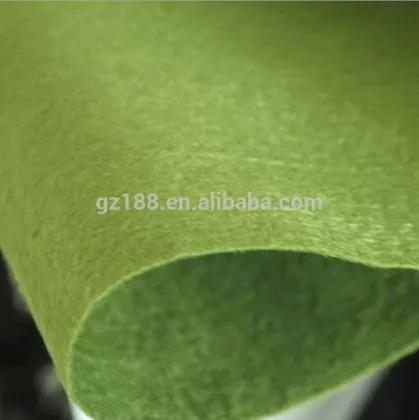 Colors needle-punched nonwoven fabric