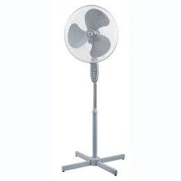 16 Inch Pedestal Fan 3-Speed Oscillation Adjustable Height Standing Floor Fan for living room bedroom kitchen and office