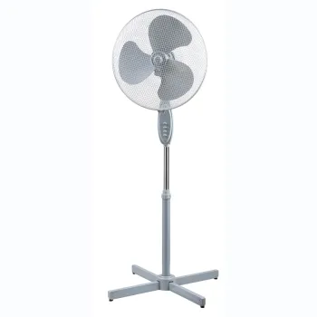 16 Inch Pedestal Fan 3-Speed Oscillation Adjustable Height Standing Floor Fan for living room bedroom kitchen and office
