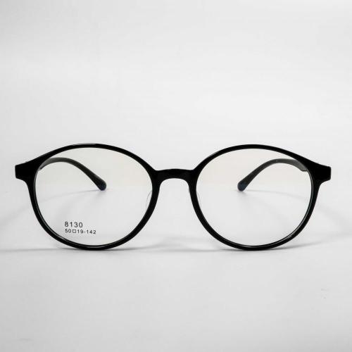 Granos de gafas negros grandes y redondos