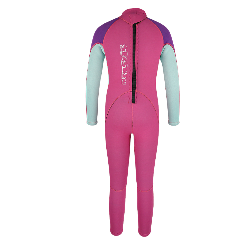 Dw028 Seaskin Kids Back Zip Wetsuit 1