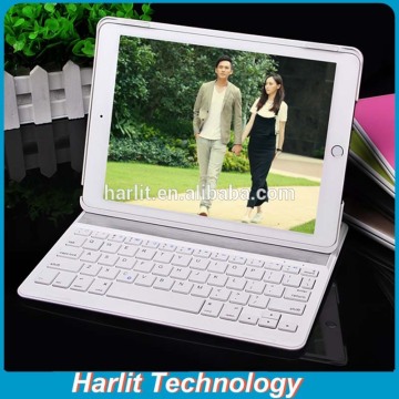 For iPad Pro Folio Keyboard Case With Magnetic Dual Angles Stand For iPad Air 2 Ultra Thin Wireless Bluetooth Keyboard Case