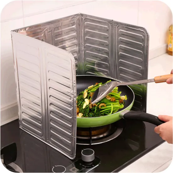 Kitchen Cooker Plate Deflector Plate Insulation Sheet Aluminum Insulation Cooking*23 hogar cocina 2017 hot sale D