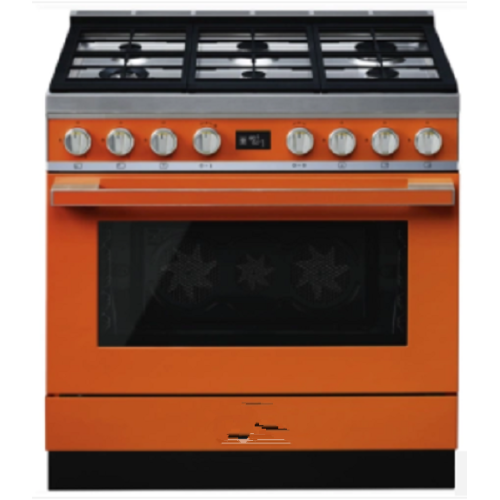 Cooker incorporato a 90 cm in forno colorato SMEG