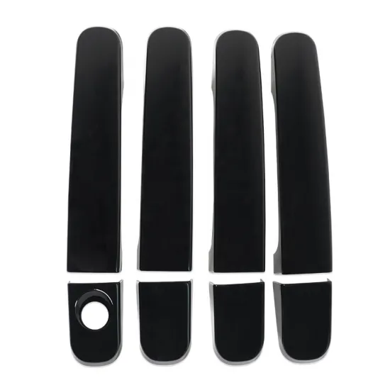 Gloss Black Door Handle Covers for Ford Ranger 2012-2020