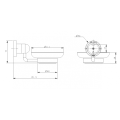 Скрытый хромированный держатель мыла