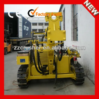 A KY100 mining used blasting mobile crawler drill rig
