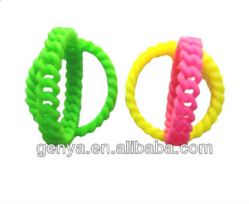 Fashion thin silicone bracelet /Silicone Wristband in single color