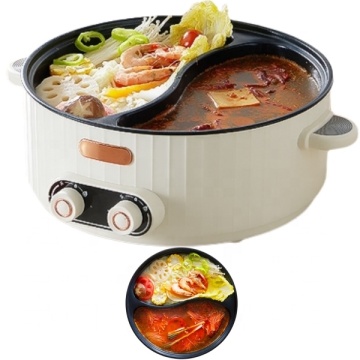 Best Selling Multi-Function Electric Hotpot Soup Cooker Stir-Fry Skillet Multi-Cooker OEM Wholesale