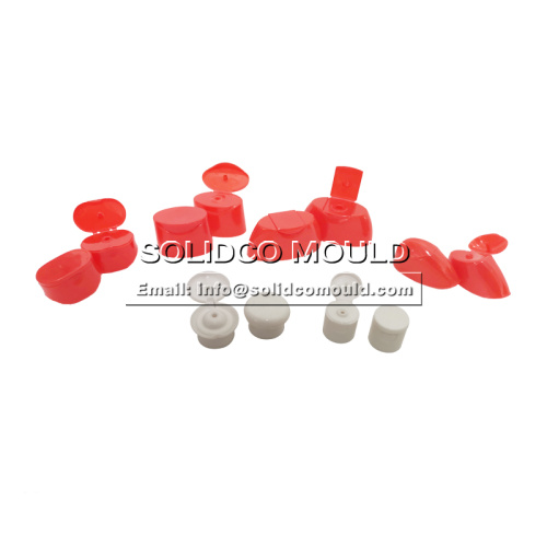 Customized shampoo plastic bottle flip top cap mould