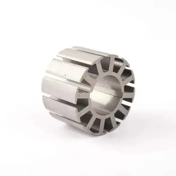 Stator and rotor of brushless DC fan motor