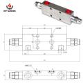 Vis de fixation de soupapes à double soupape hydraulique 3/8 PORT