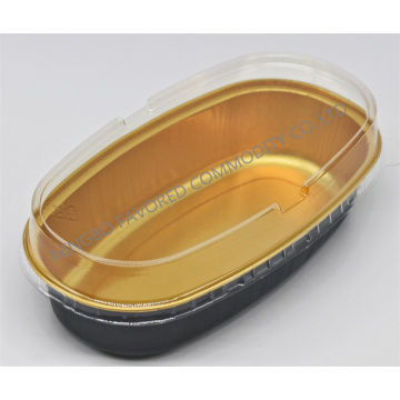 Aluminium foil container oval smoothwall container