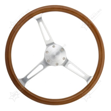 Volante in legno classico universale 380 mm madeta in legno vintage