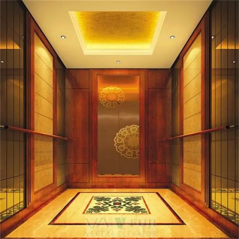 Sumptuous Wooden Cabin Elevator for Villa and Hotel