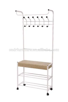 coat shelf, coat shelf with drawer, coat rack