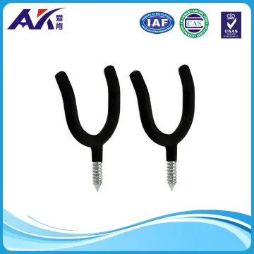 2PC Heavy-Duty Jumbo Tool Holder U-Hooks for Garden Tools, Shovels, Rakes