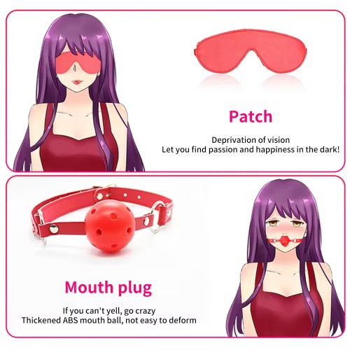 Conjunto de 7 peças de ligação de SM vermelho