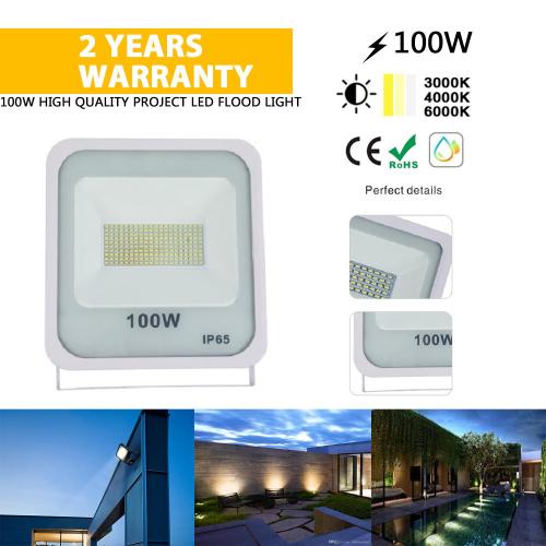 Lámpara de inundación de iluminación exterior de larga vida útil de 100W