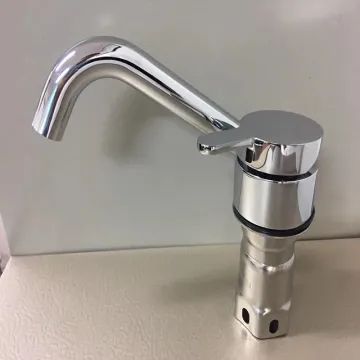 Low Profile Folding Hot Cold Water Faucet Tap for RVs and Boats - GR-S088