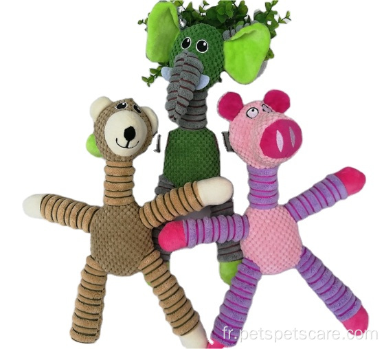 Jouets interactifs en peluche pour animaux de compagnie à mâcher pour animaux de compagnie