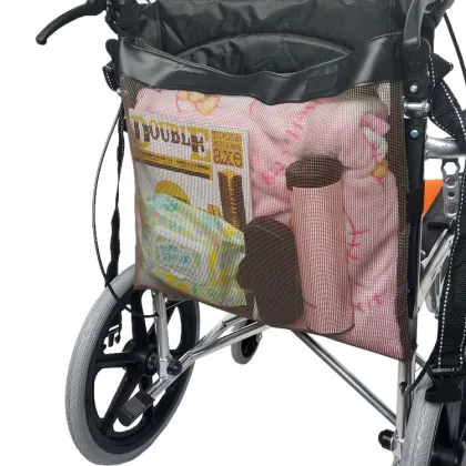 Stroller and Walker Side Arm Rest Pouch - Large Capacity Bag for Mobility Devices