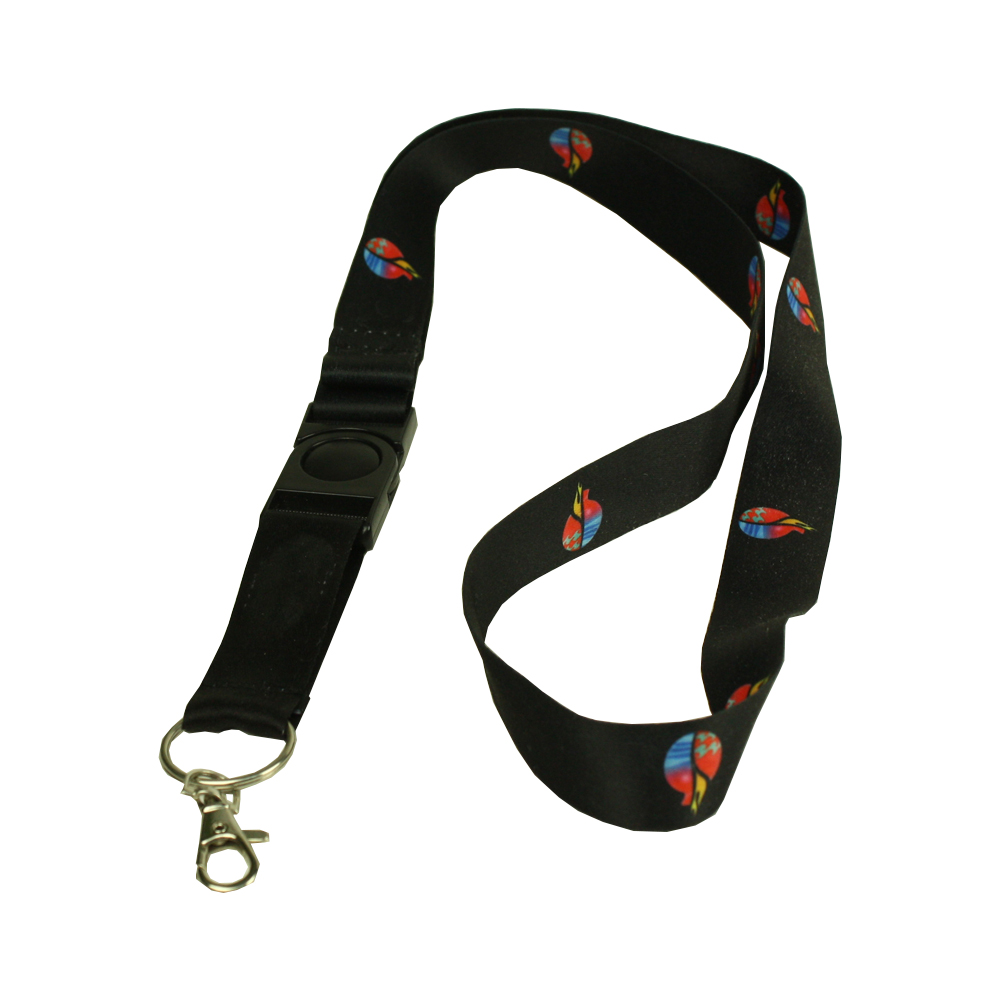 Lanyard van polyester met aangepast logo en ABS-gesp