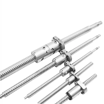 DFU Series 5010 Low Drag Custom CNC Ball Screw with Double Nuts