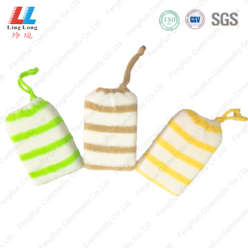 Microfiber cloth bath sponge