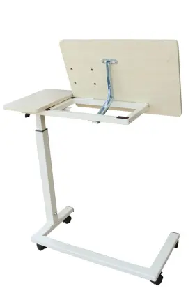 Convenient medical bed dining table
