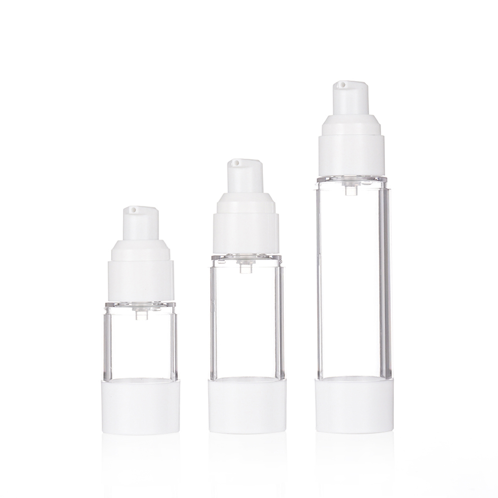 Custom Lotion Serum Airless Pump Bottles with Cap